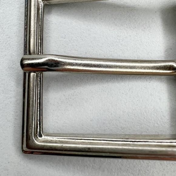 Silver Tone Simple Basic Belt Buckle - Picture 6 of 10